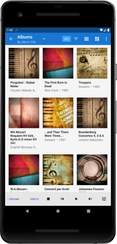 Albums grid