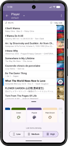 MAFA high density list