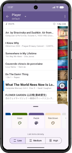 MAFA low density list
