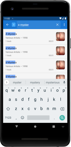 Ignore accents screen shot