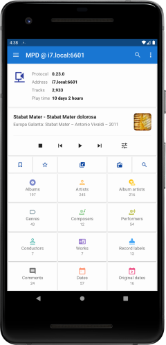 Home view screenshot