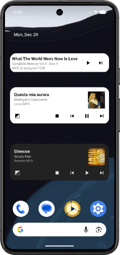 MAFA widgets
